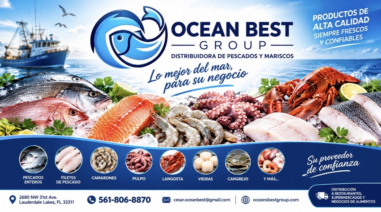 Ocean's Best Group — Distribuidora de Pescados y Mariscos. Lo mejor del mar, para su negocio.